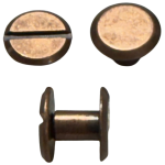 CHICAGO SCREW ANTIQUE COPPER (10*4*6) Pack of 10